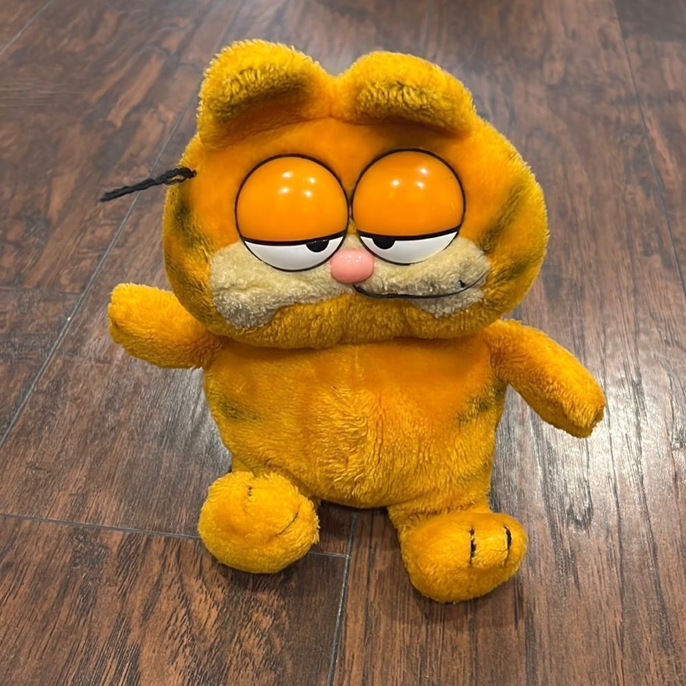 Vintage‎ Garfield plush stuffed fun farm United fea 1980s in guc for age